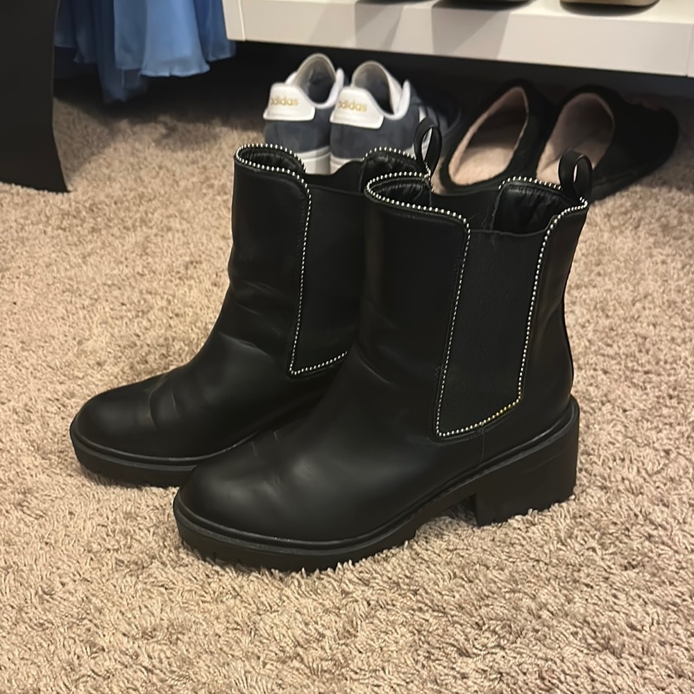 City Chic Black Ankle Booties